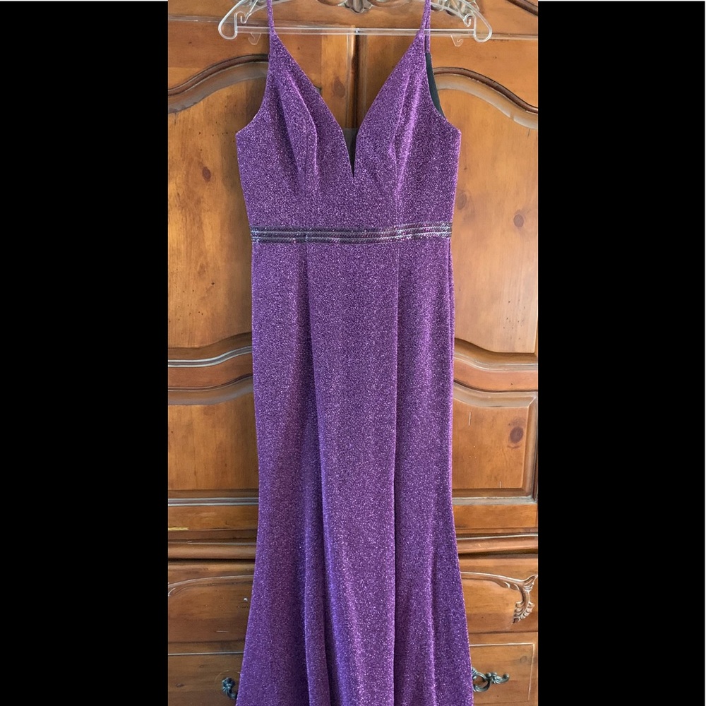 Formal full length dress.